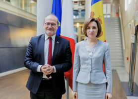 Maia Sandu a avut o întrevedere cu Directorul General al Agenției Franceze de Dezvoltare, Rémy Rioux